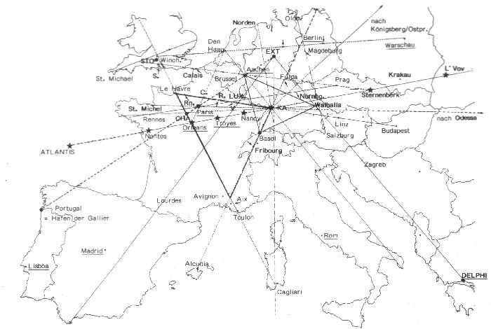 Leylinien Deutschland Karte | Karte Berlin