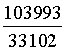 Pi = 103993/33102